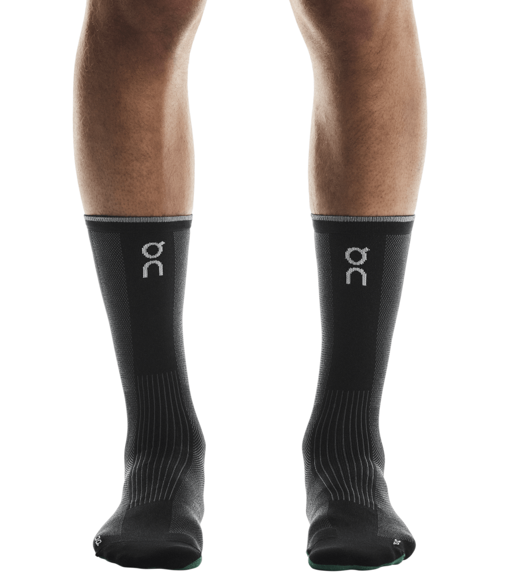 meia-on-running-unissex-elite-run-high-black-33-35