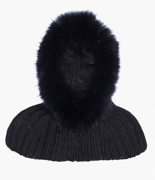 Cachecol Goldbergh Feminino Naomi Faux Border Black