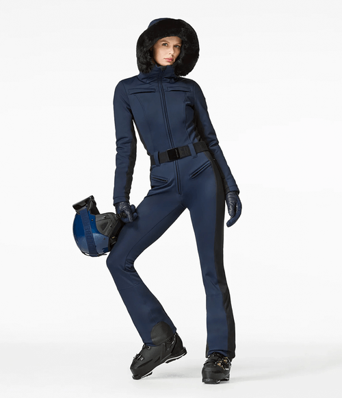 Macacão de Ski Goldbergh Feminino Parry Faux Border French Blue