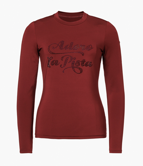 Camiseta Manga Longa Goldbergh Feminina Francesca Vino Roso