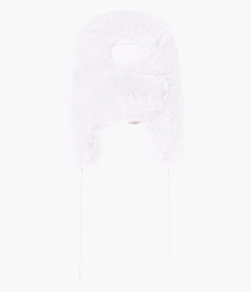 Gorro Goldbergh Feminino Cher Fluffy Aviator White