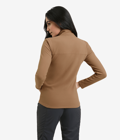 Fleece The North Face Feminino Glacier Full Zip Latte