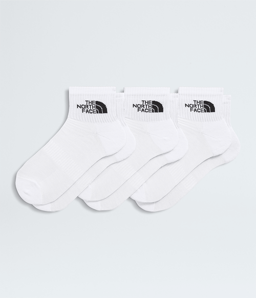 Meia The North Face Multi Sport Cush Quarter - 3 Pares TNF White