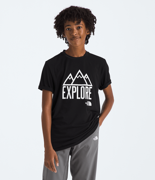 Camiseta The North Face Unissex Infantil Teen Adventure TNF Black