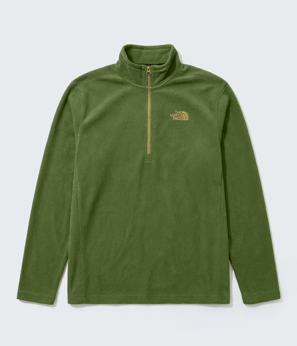 fleece-the-north-face-masculino-glacier-1-4-zip-woodland-green-p