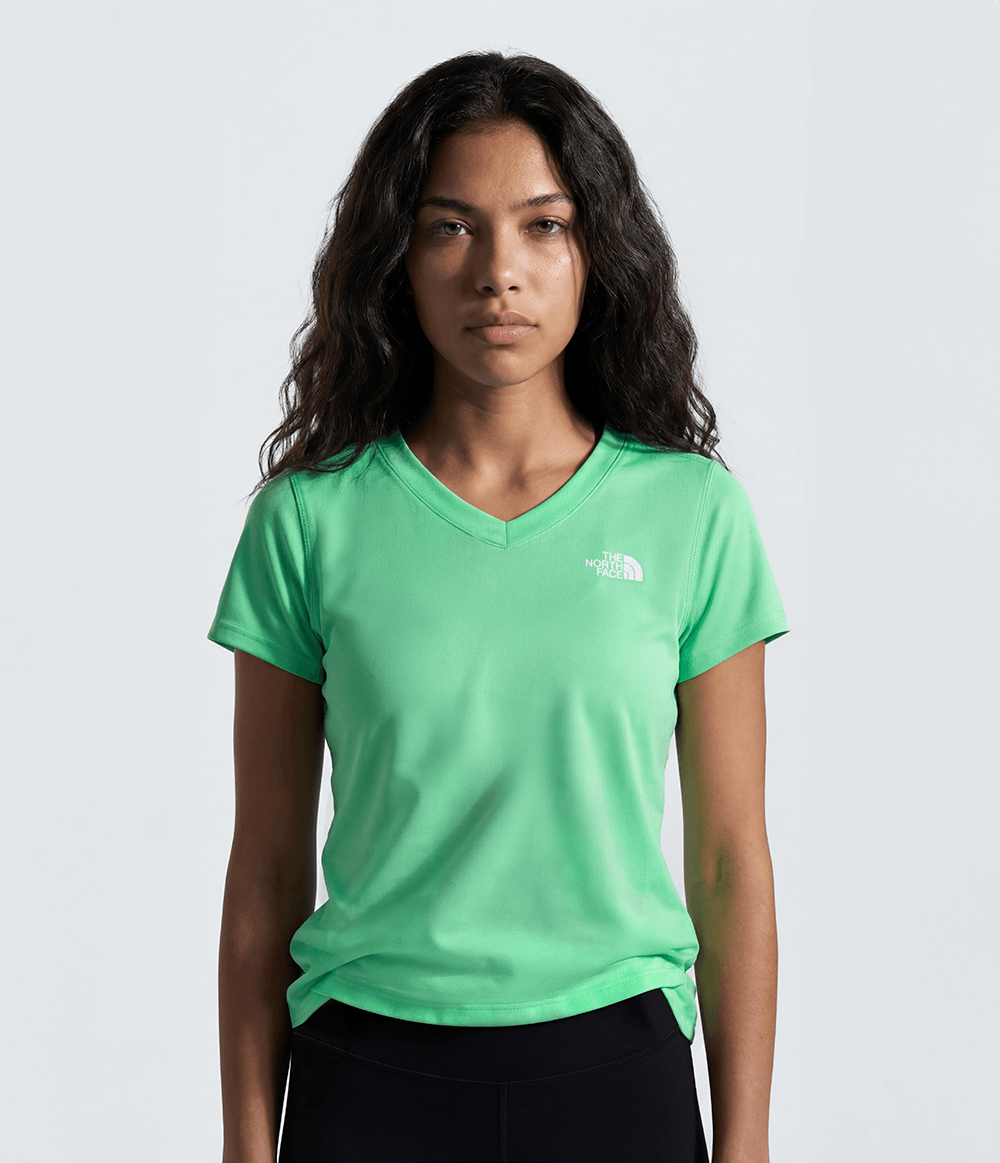 camiseta-the-north-face-feminina-hyper-tee-v-neck-spring-bud-pp
