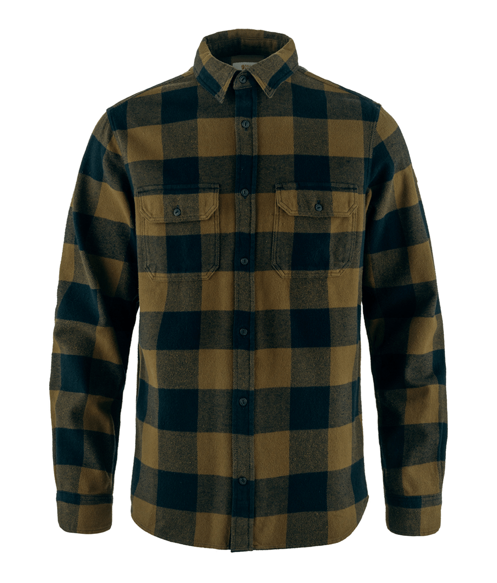 camisa-fjallraven-masculina-ovik-heavy-flannel-wood-brown-dark-navy-m