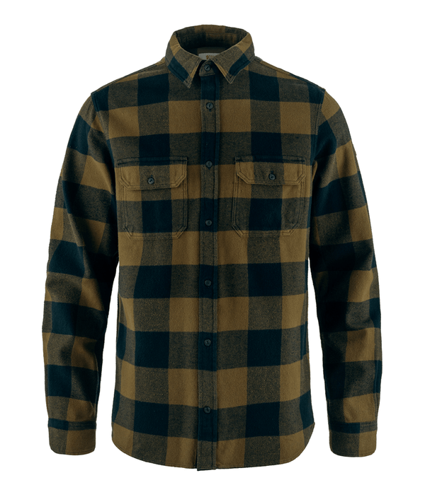 camisa-fjallraven-masculina-ovik-heavy-flannel-wood-brown-dark-navy-m