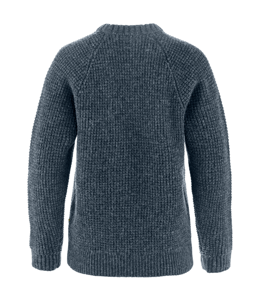 pulover-fjallraven-feminino-ovik-waffle-knit-navy-m