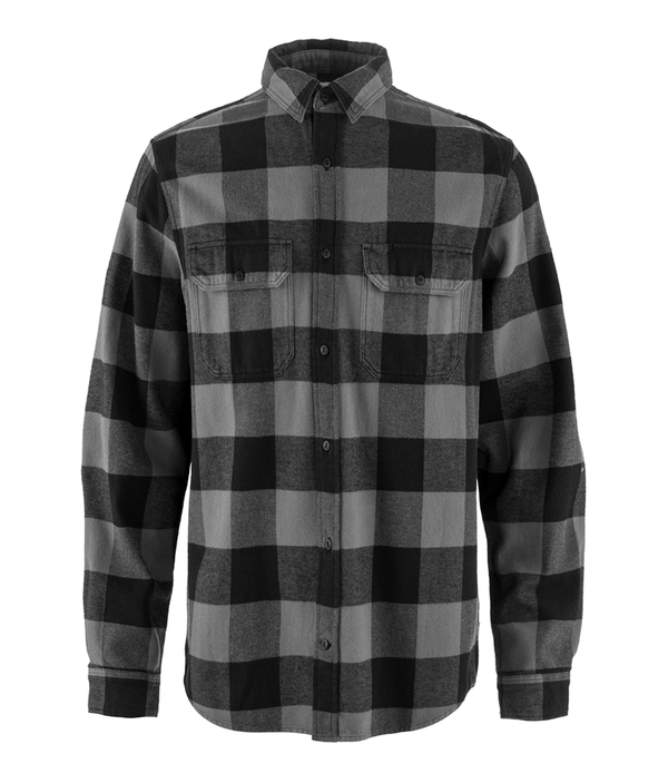 camisa-fjallraven-masculina-ovik-heavy-flannel-black-grey-m
