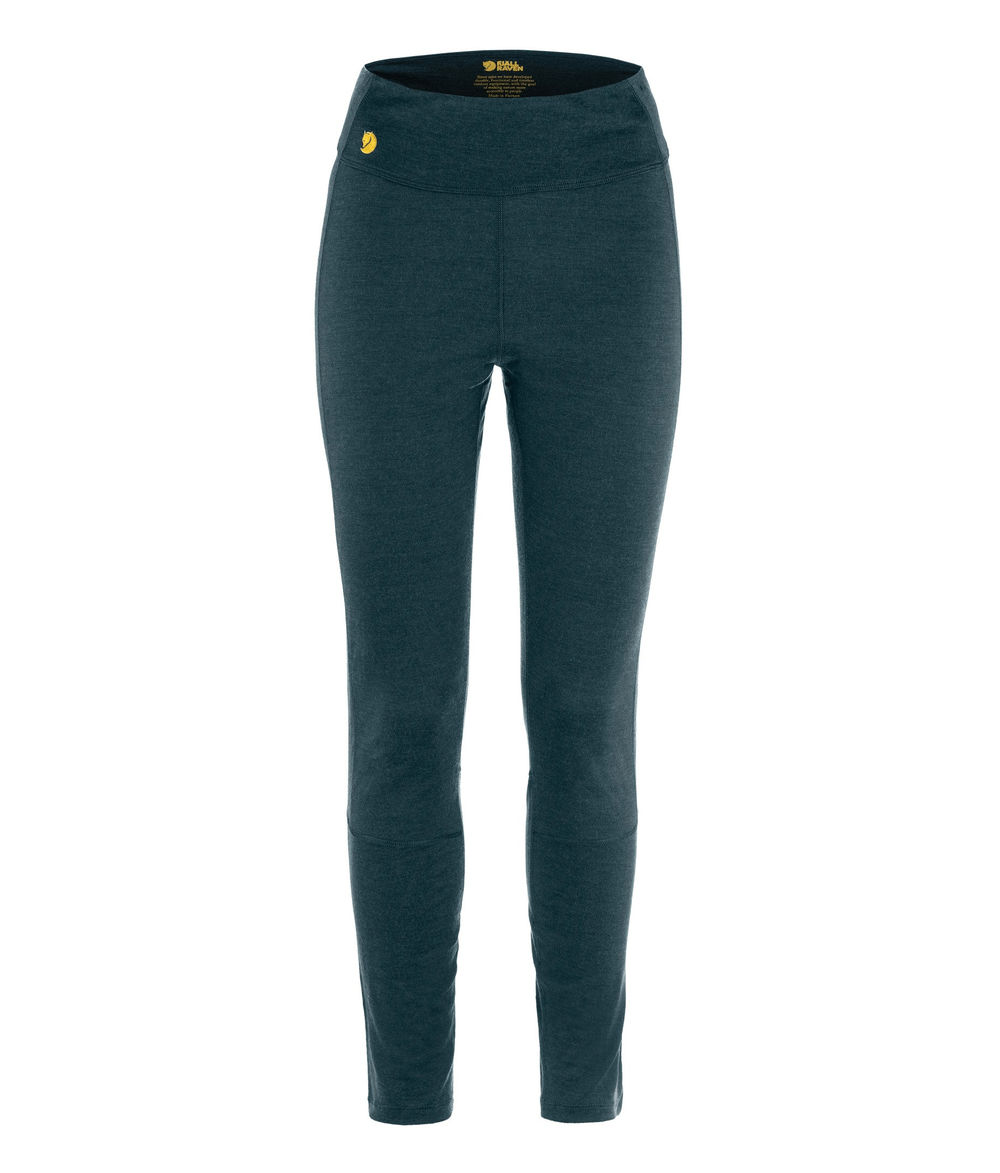 calca-fjallraven-segunda-pele-feminina-bergtagen-merino-190-mountain-blue-pp