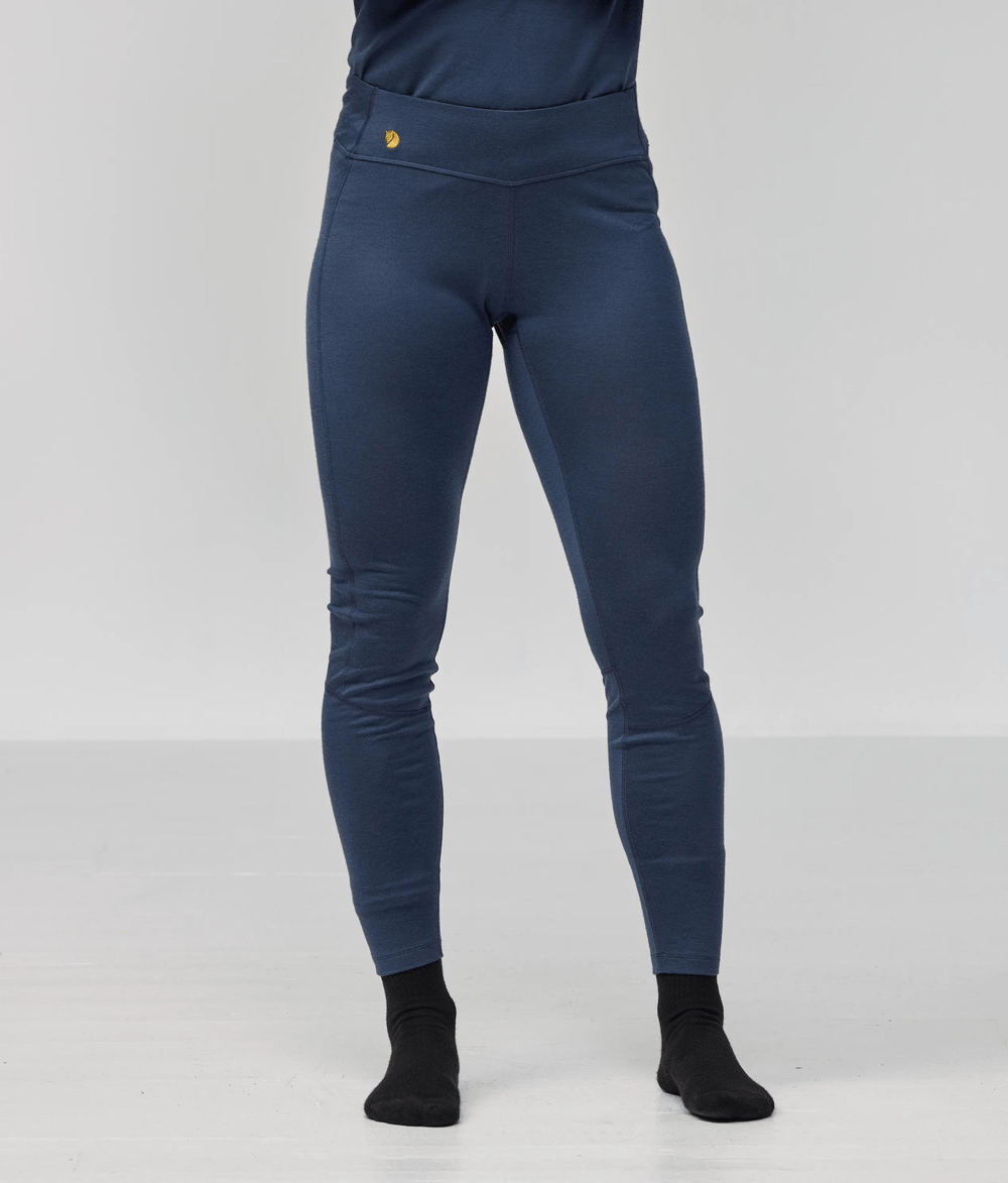 calca-fjallraven-segunda-pele-feminina-bergtagen-merino-190-mountain-blue-pp
