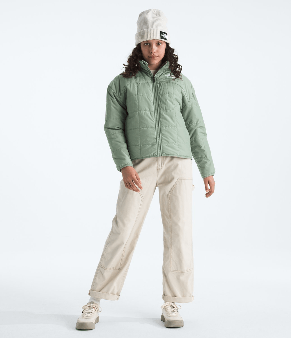 jaqueta-the-north-face-infantil-teen-girls-reversible-shasta-full-zip-slate-moss-pp