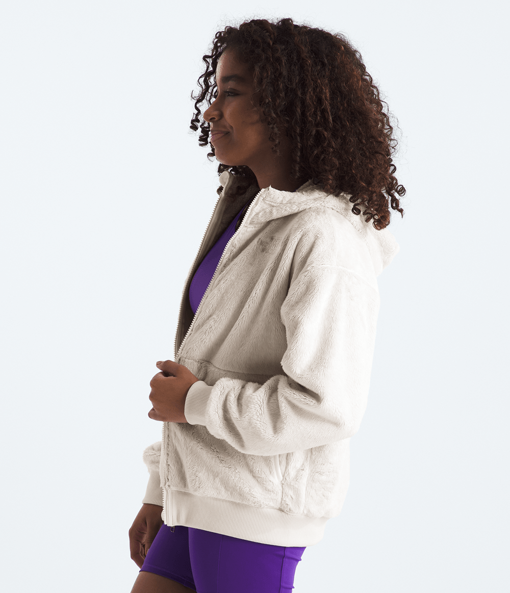 fleece-the-north-face-infantil-teen-girls-osito-full-zip-hoodie-white-dune-m