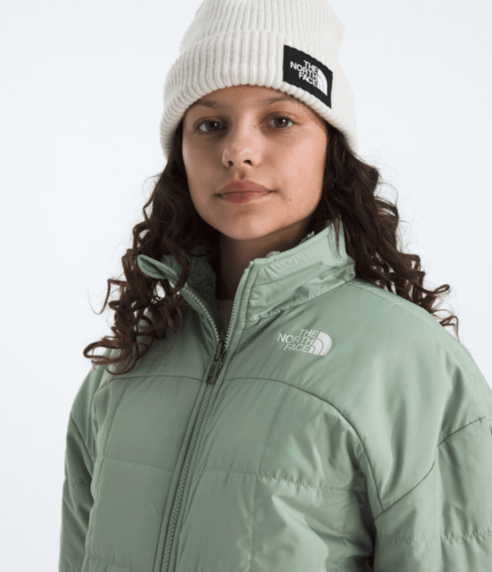 jaqueta-the-north-face-infantil-teen-girls-reversible-shasta-full-zip-slate-moss-pp