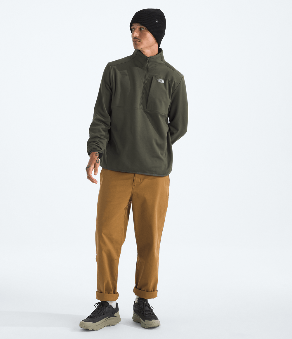 fleece-the-north-face-masculino-tnf-performance-fleece-1-4-zip-new-taupe-green-m