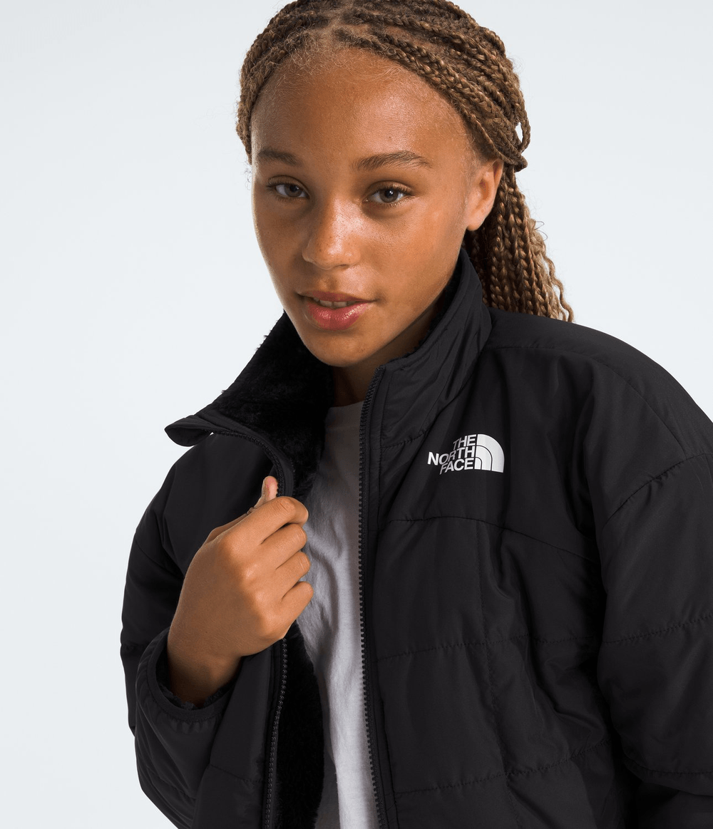 jaqueta-the-north-face-infantil-teen-girls-reversible-shasta-full-zip-tnf-black-pp