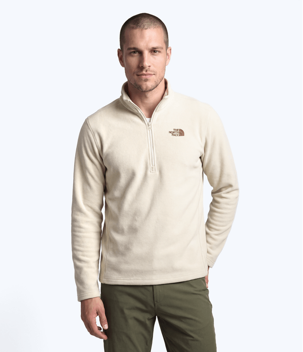 fleece-the-north-face-masculino-glacier-1-4-zip-desert-stone-m